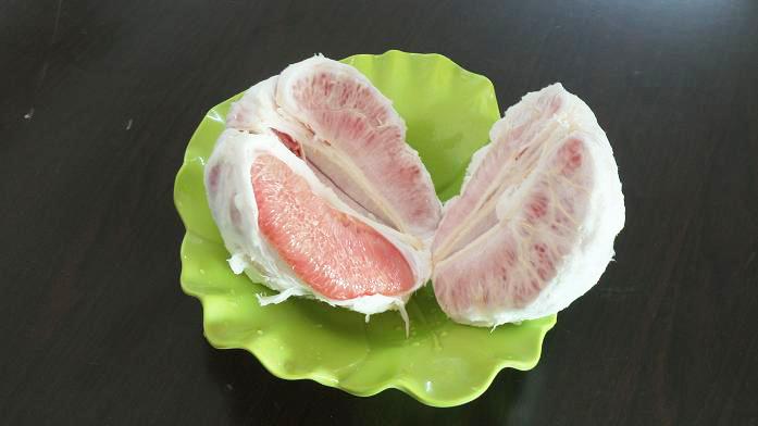 海南精品紅心蜜柚近日上市